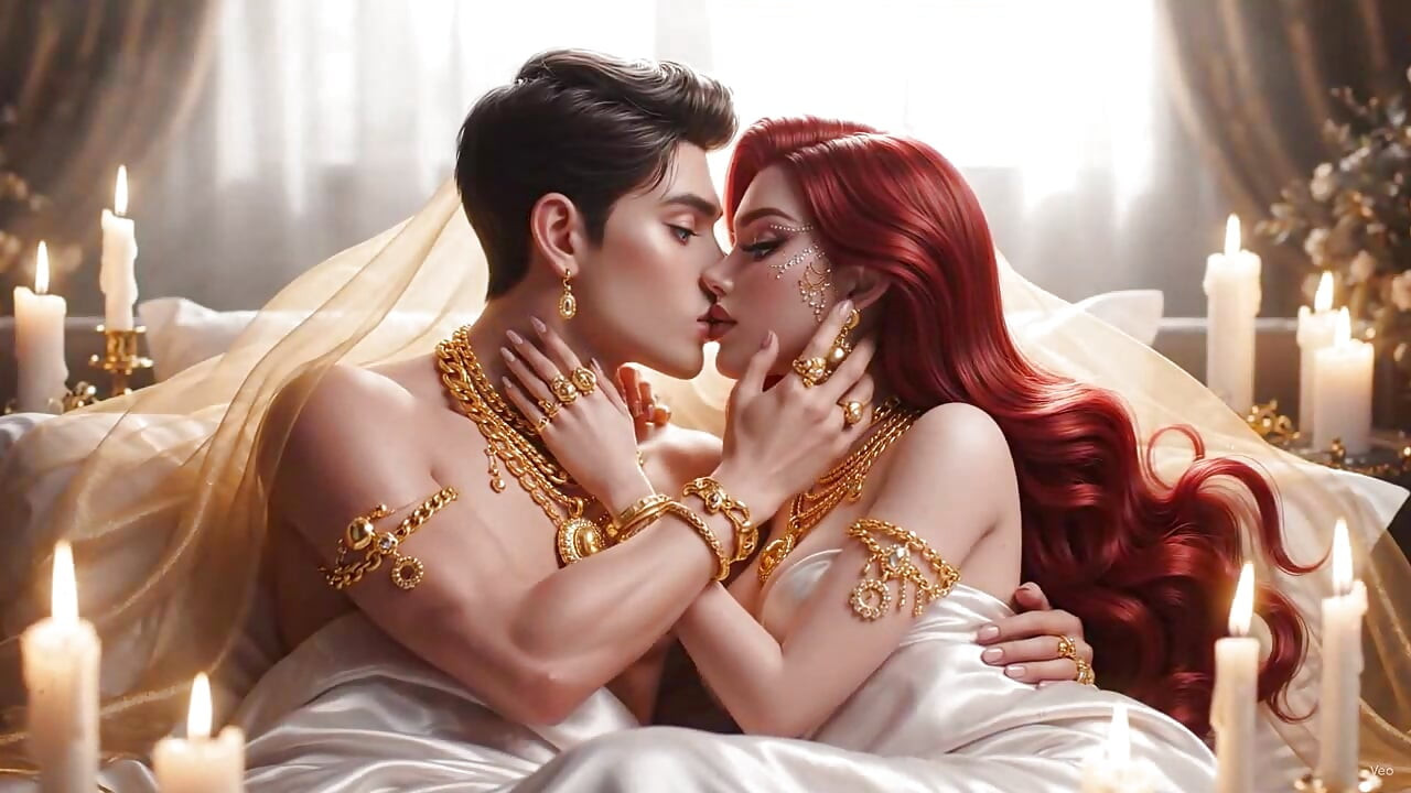 Intense Close-Up Kissing Desi Couple – Gold Jewelry Wali Sexy Indian Girl Aur Muscular Boy Ki Full Passion