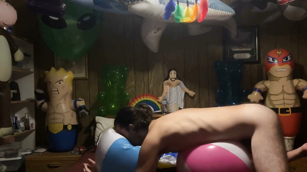 Triple Beachball Fun