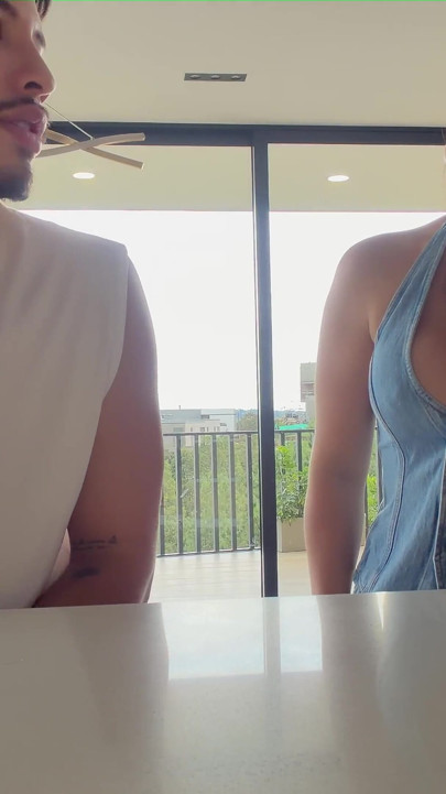 I Give My Boyfriend an Anal Douche and It's My Stepbrother Who Fills My Ass with Cum - Iris Rodriguez & Danner Mendez