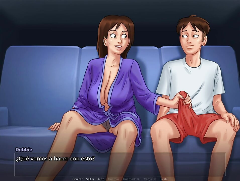 Stepmom confesses to me that she gets wet every time she sees me, so things happened between us - summertime saga