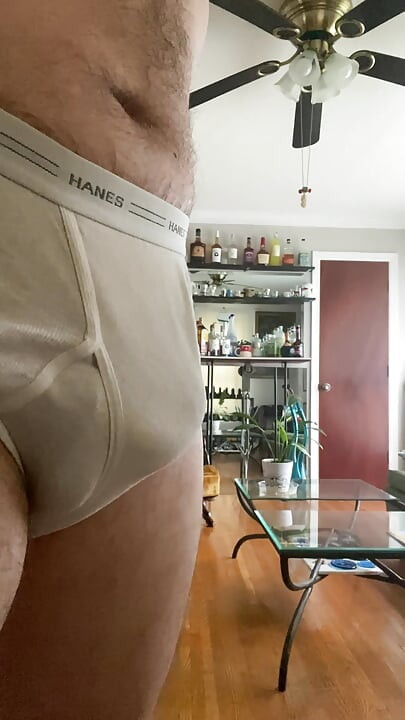 Taking off my briefs