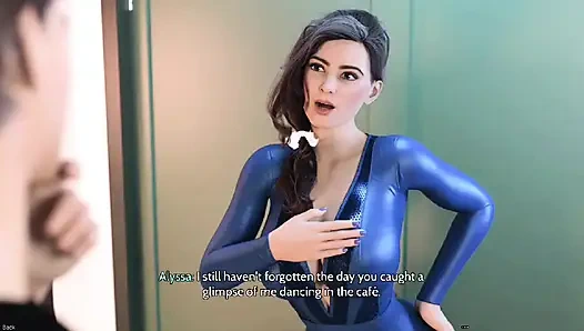 My dance partner teaching me dance