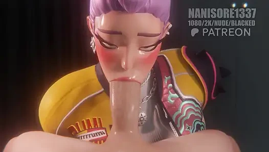 [kpop Dämonenjäger] Rumi schlampige blowjob 3D-animation