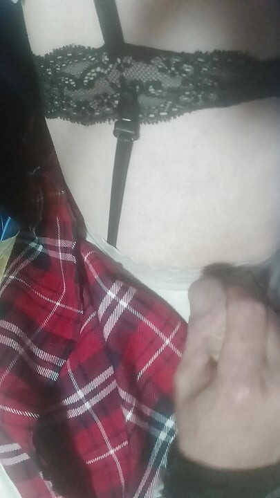 Panties boy playing