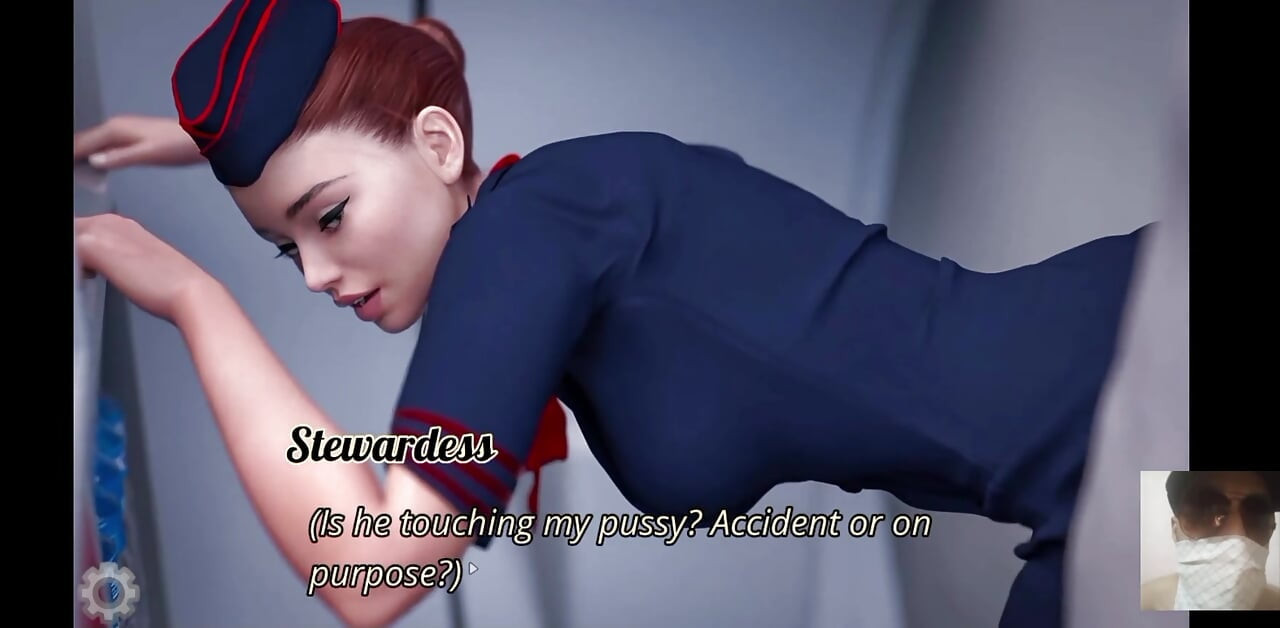 AIR HOSTESS ACCIDENTALLY CAME IN TOILET AND SAW MY BIG DICK. THEN I FUCK HER ON THE PLANE.MCR PART-2