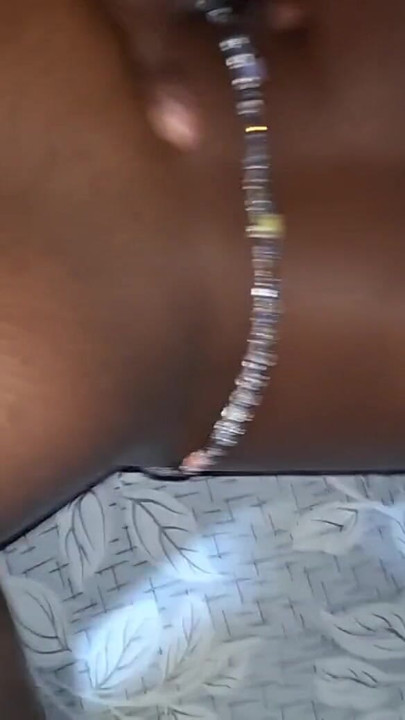 I fuck this whore's big butt while she's on the phone with her sister. | Clip 1