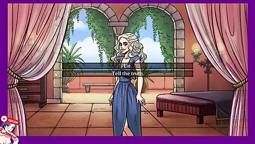 Daenerys blindfolded. We play while on his knees EP 5