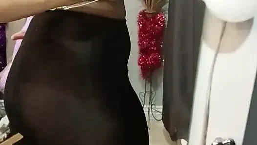 Wet Masturbation in Panty Stockings