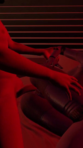 Napínavý okamžik z "Dvojčata sexuální scéna v Atomic Heart l 3D animace"