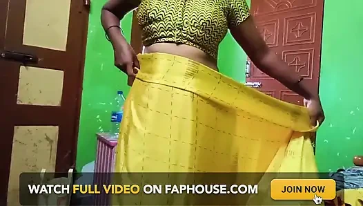 Ammu pamer besar dan ganti kain siri