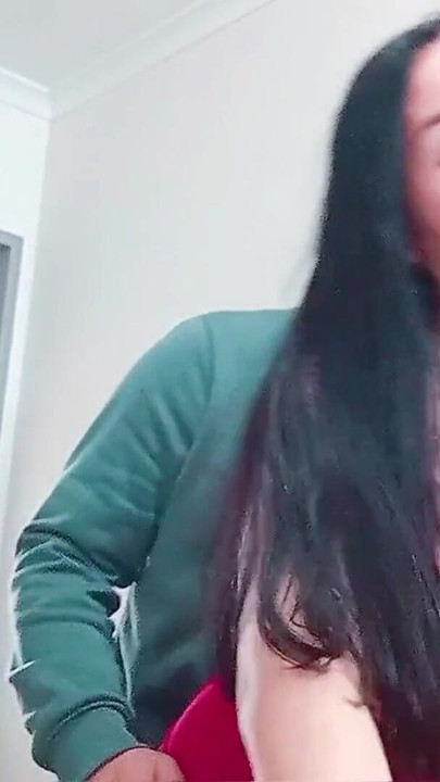 Quiet, let's fuck in the kitchen the cuckold is in the bedroom. | Clip 2