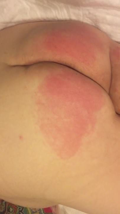 BBW gets a spanking