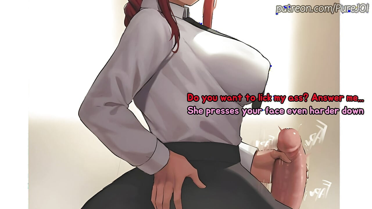 Endure Makima's degradation test to become her filthy puppy (CBT JOI)