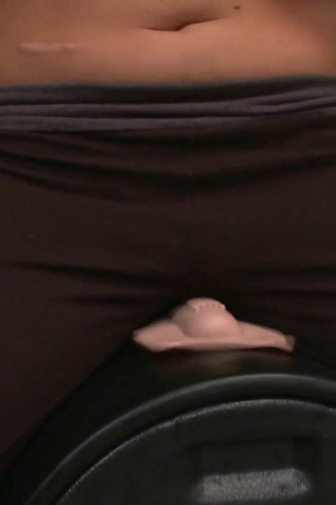 Bubbly brunette gets hard doggy style fuck after sybian masturbation