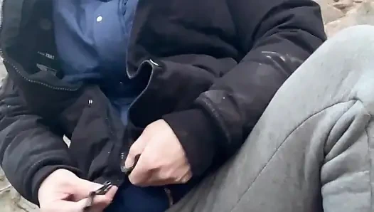 Pinkeln Auf Den Moutain, so Spaß