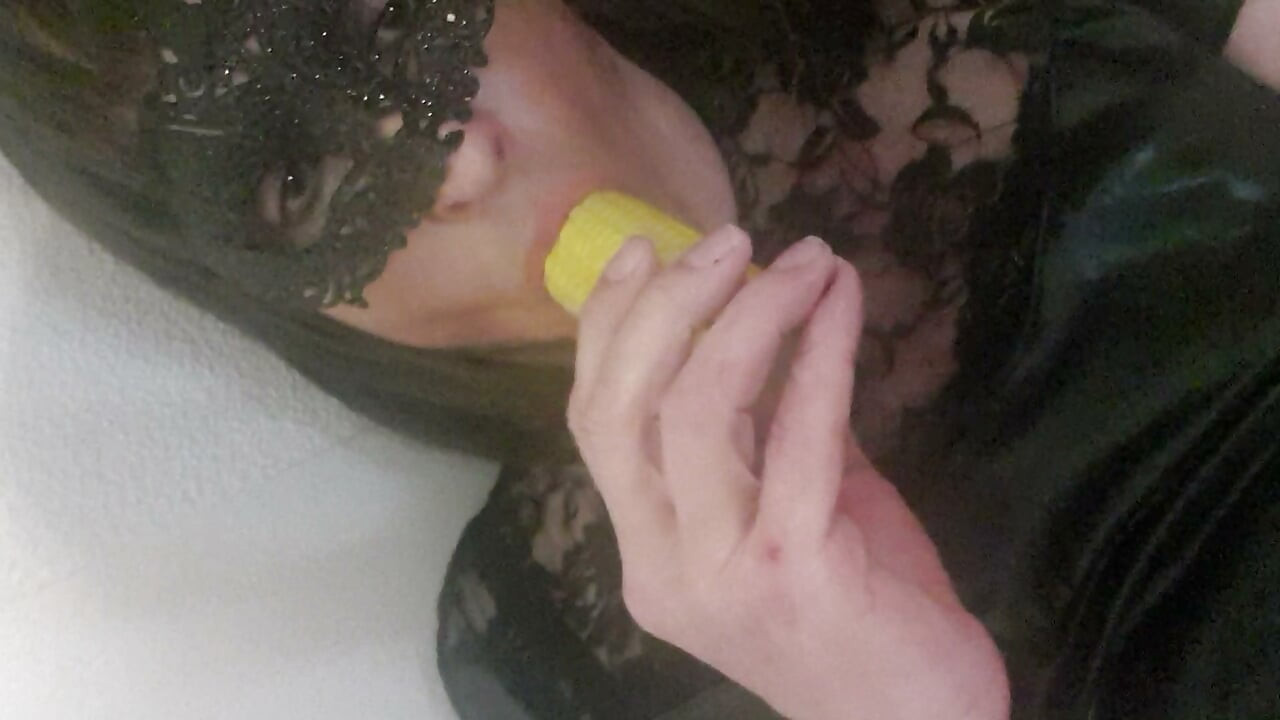 I love corn in me as much as I love cock in me