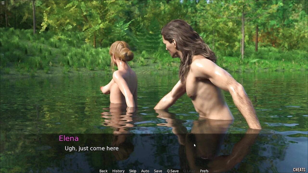 Step Sister Having Fun With Stepbro In The Lake Water