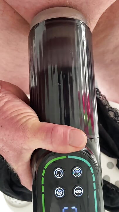 Masturbator and panties