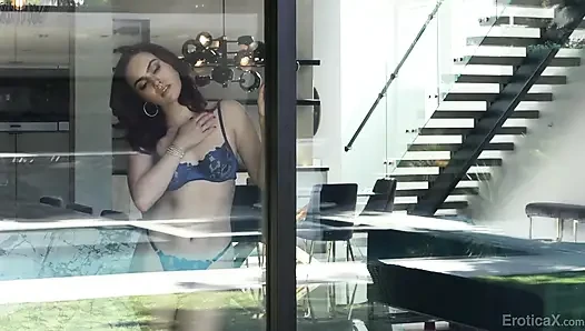 Eroticax - şehvetli kızıl saçlı erkek arkadaşı tarafından sevişiyor - freya parker