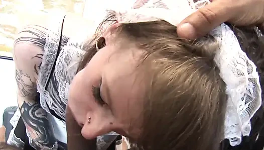 Pembantu Baru Seksi Di Sekolah Dengan Profesor Yang Lebih Tua