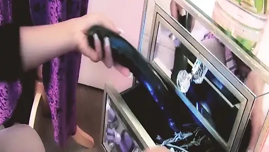 Lesbian Hot MILFs Scene-2_gorgeous Busty Blonde Lesbians Fucking with a Double Dildo Until Orgasm