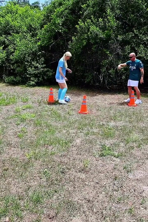 Soccer Coach Fucks Female Player and Her Stepmom