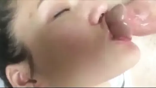 Israeli girl sucking dry her circumcised bf