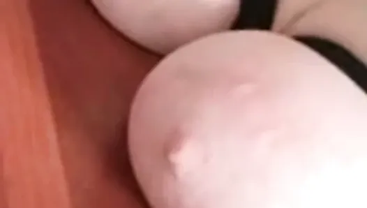 Big tits spanking
