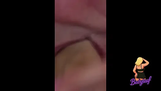 MILf 60 year old stepmom sucks cock and swallows cum