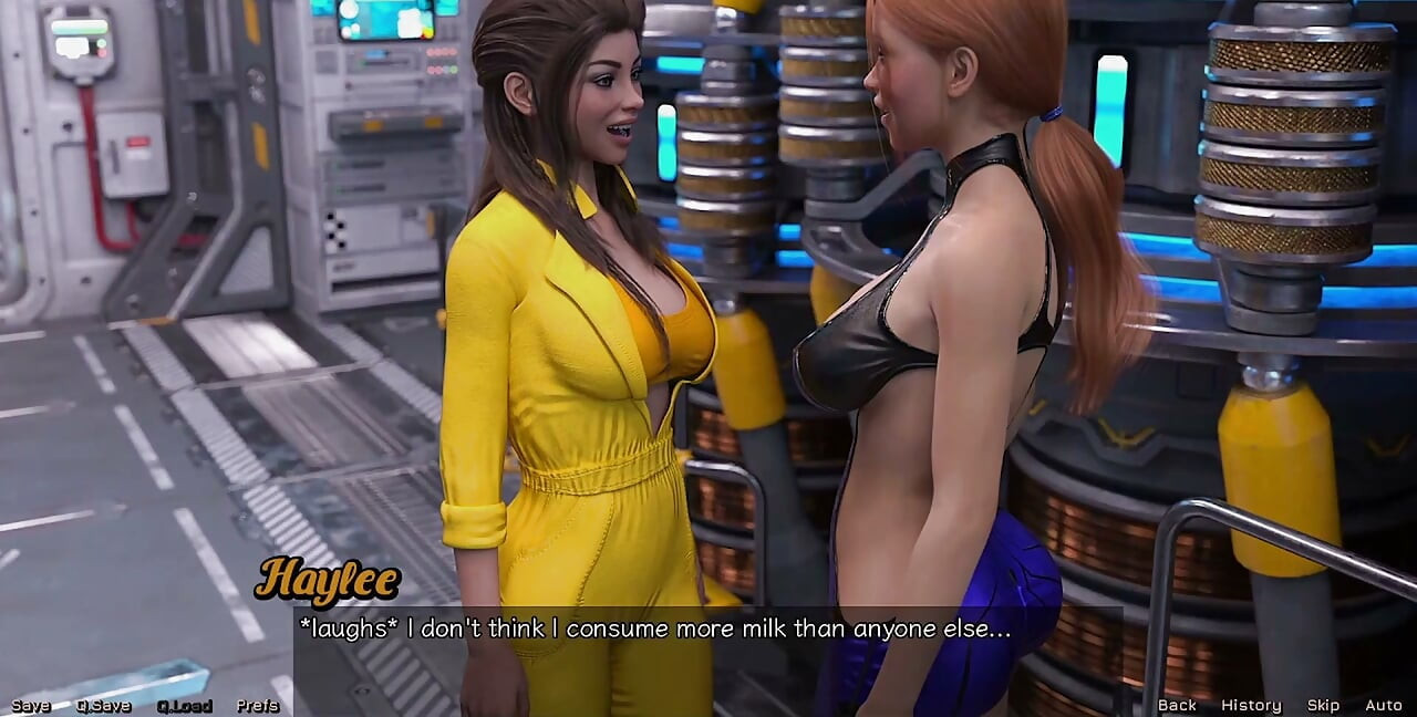 Stranded in Space - Petite Brunette & Big Tits Red Head Wants a Anal Threesome