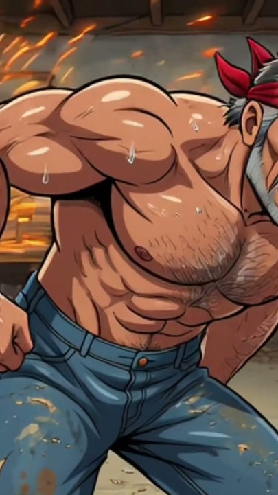 Shirtless Men Animation