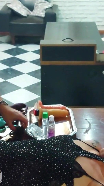 Thrilling moment from "Katrina Punk Takes A Toy Test With All Her Holes"