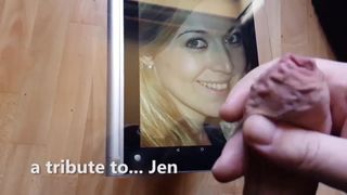 Cum tribute for Jen