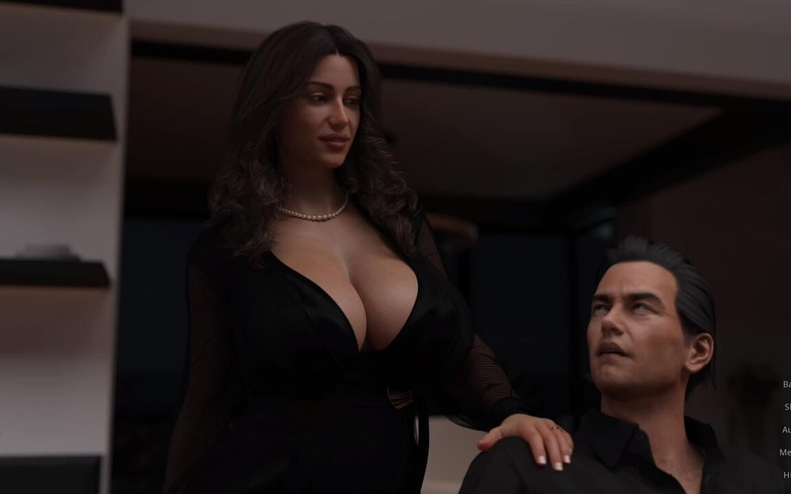 At the Dining Table, I Popped a Boner Over My Stepmom's Big Tits - and My Stepsis Saw Everything - Hard Lessons - E02