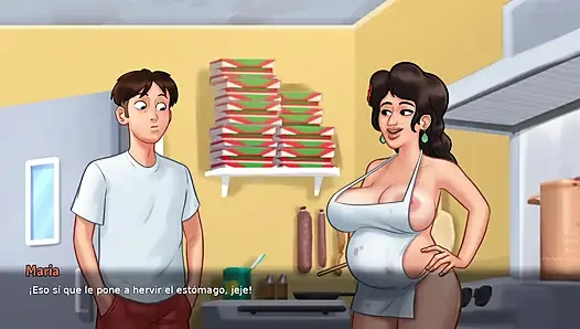 Ngentot Tante seksi yang lagi hamil besar - kisah musim panas