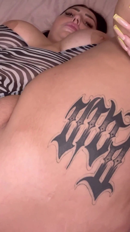 Sloppy Blowjob on BBC Dildo and Solo Masturbation