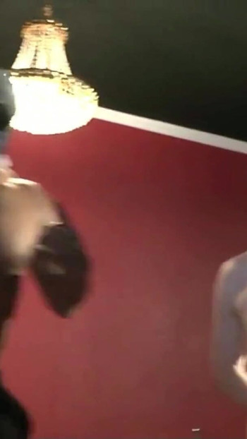 Captivating moment from "Real German Amateur Gangbang with two Teens and old Guys"