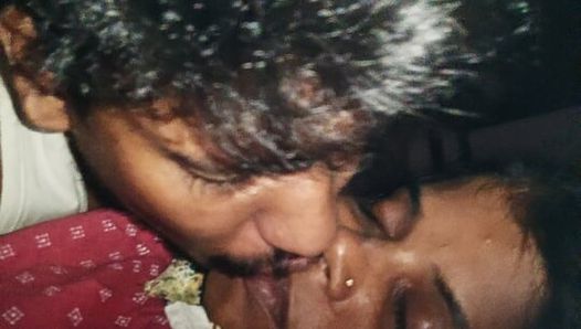 Hot wife kiss ass indian