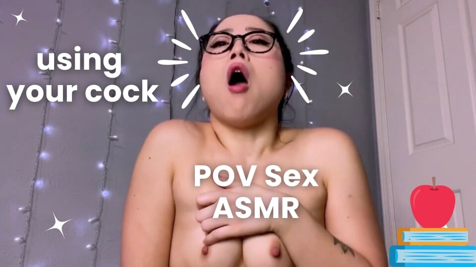 Hot Asian Teacher Cums on Your Cock in Detention -ASMR POV Sex