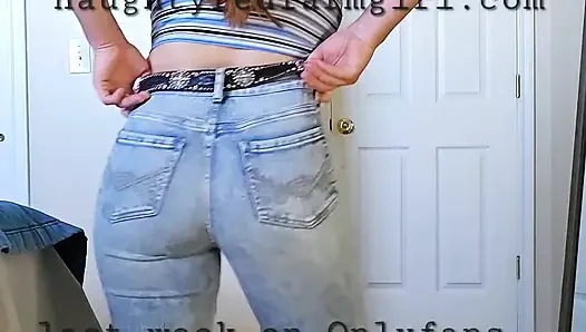 Redhead Fucks Herself Like Crazy All Over the Farm