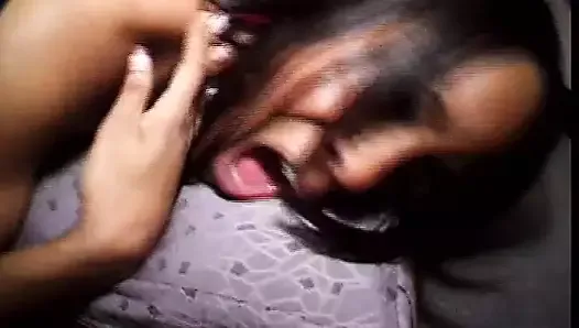 big cock fucks the tight butthole of his black queen
