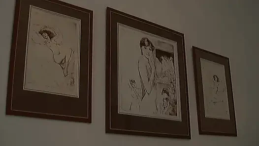 Ibu-ibu seksi rambut cokelat dengan toket besar lagi asik fingering dan ngentot memeknya di dalam 2_big