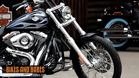 Lea Tyron - bikes and babes tv sexy videos