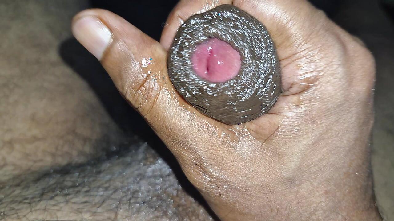 Jerking cock