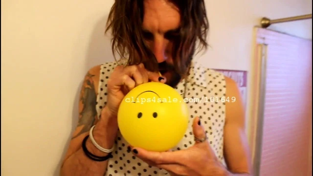 Balloon Fetish - Casey Blowing Balloons Part6 Video1