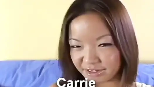 Carrie Sucking a Pair of Balls Dry