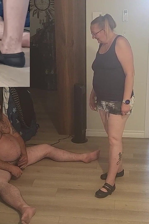 Full Weight on His Two Balls
