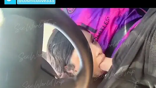 SexWorldTrip - ich liebe latina teen Amateur blowjob Auto - echte amateur junge chica lutscht im auto - Ich liebe es, touristen zu lutschen, die auto fahren