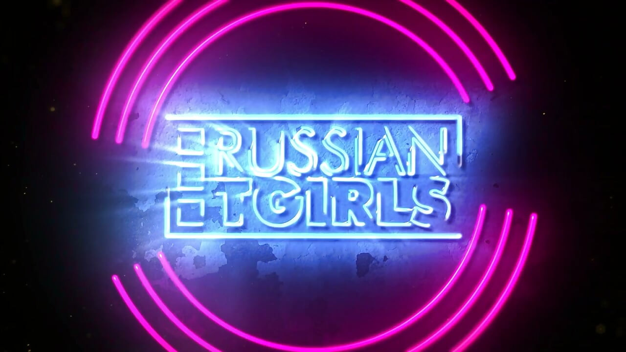 RUSSIAN TGIRLS Pink Lace Trans Model Stroking on Couch