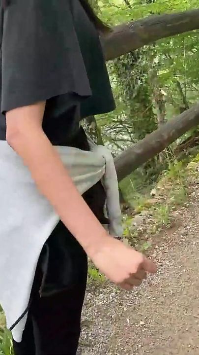 Forest Sex with a Random Hiker